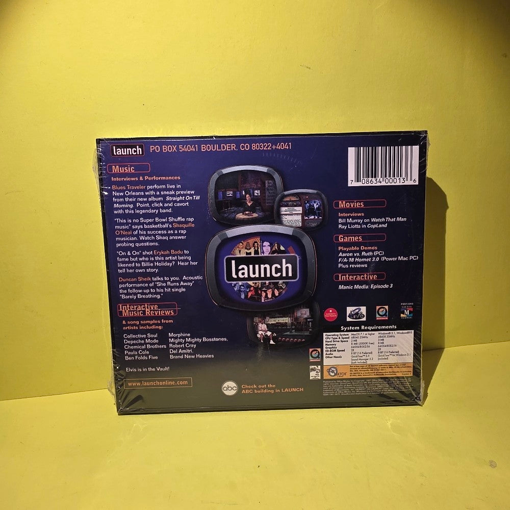 Various - Launch Second Anniversary Issue - 1997 - 13 - New - Sealed - CDs
