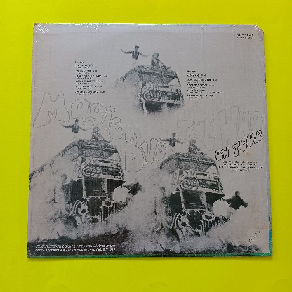 The Who - Magic Bus OG SHRINK - 1968 - DL 75064 - Used - VG++ - Vinyl