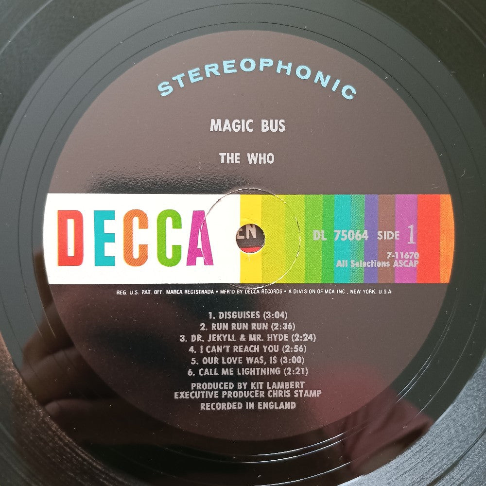 The Who - Magic Bus OG SHRINK - 1968 - DL 75064 - Used - VG++ - Vinyl
