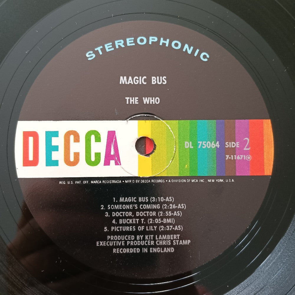The Who - Magic Bus OG SHRINK - 1968 - DL 75064 - Used - VG++ - Vinyl