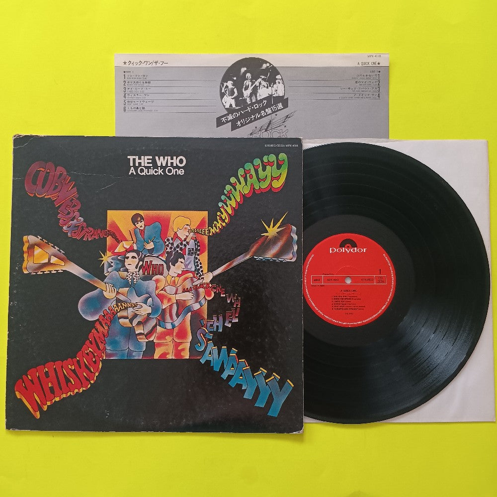 The Who - A Quick One JAPAN - 1980 - MPX 4018 - Used - VG++ - Vinyl
