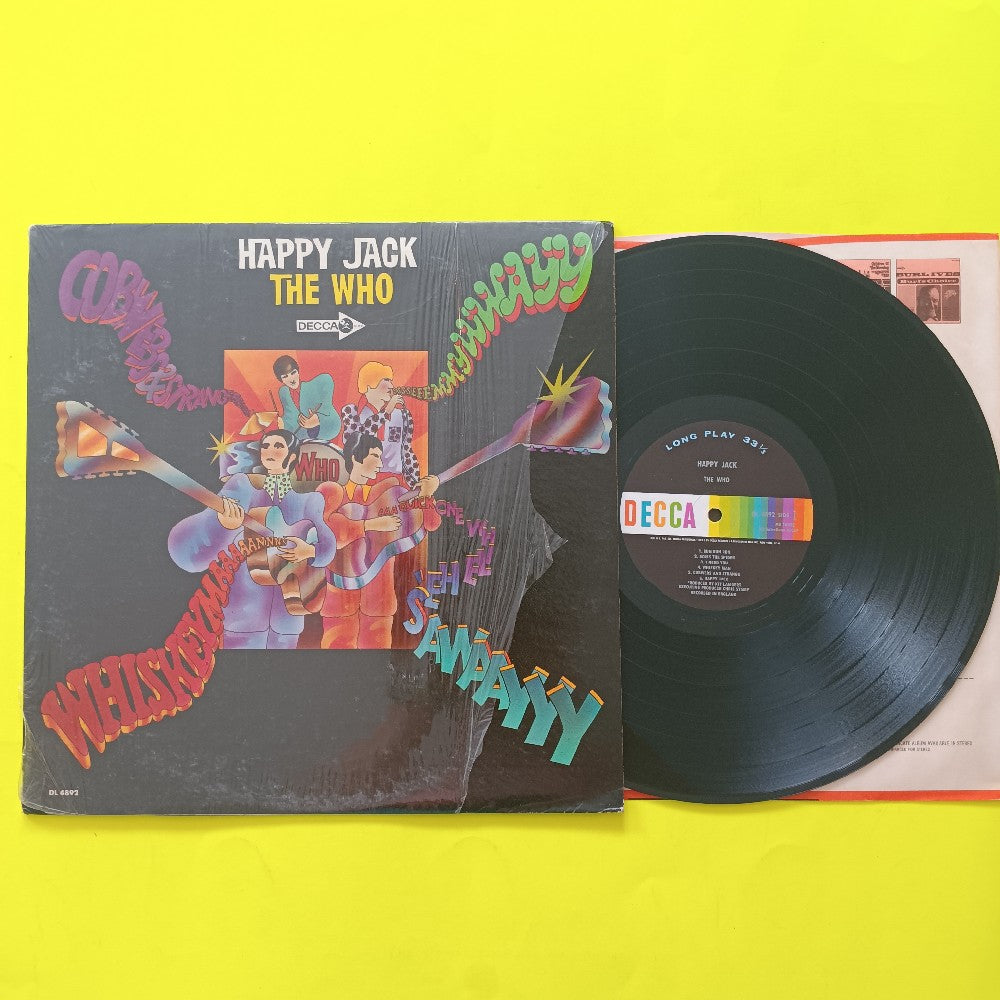 The Who - Happy Jack SHRINK MONO Fan Club - 1967 - DL 4892 - Used - VG++ - Vinyl