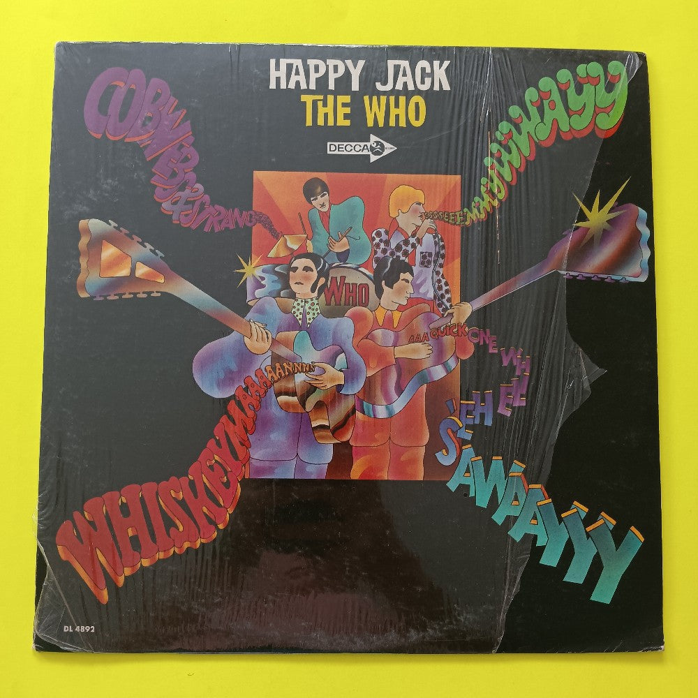 The Who - Happy Jack SHRINK MONO Fan Club - 1967 - DL 4892 - Used - VG++ - Vinyl