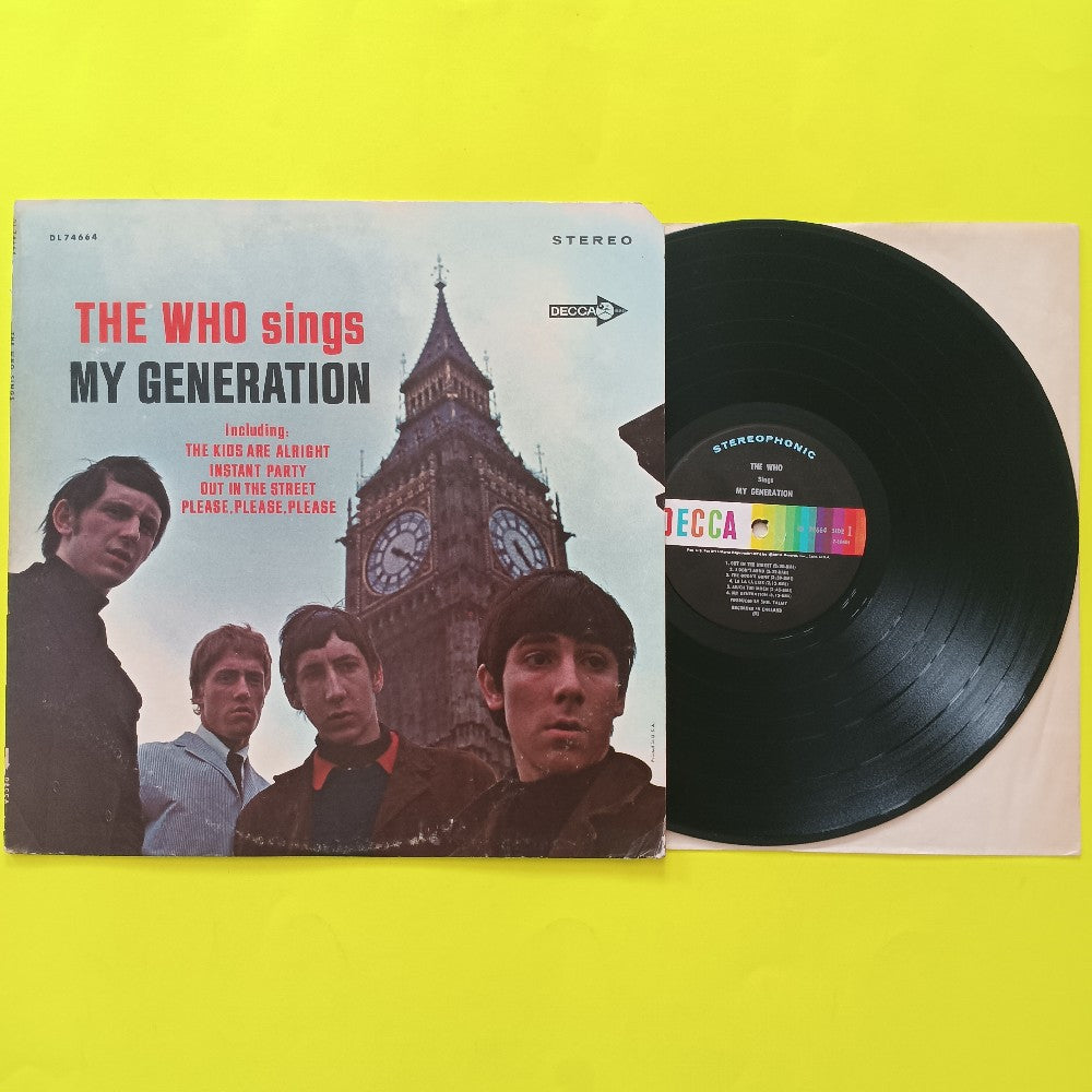 The Who - Sings My Generation - 1971 - DL 74664 - Used - VG++ - Vinyl