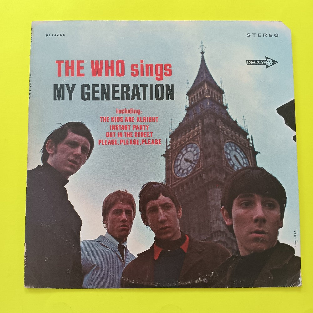 The Who - Sings My Generation - 1971 - DL 74664 - Used - VG++ - Vinyl