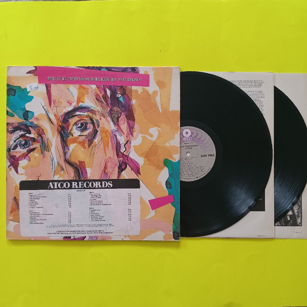 Pete Townshend - Scoop PROMO - 1983 - 7 90063-1-F - Used - VG++ - Vinyl