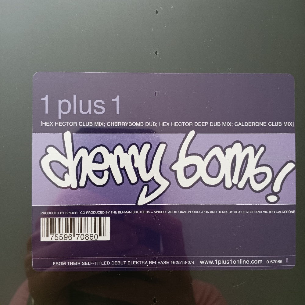1 Plus 1 - Cherry Bomb - 2000 - 0-67086 - New - Sealed - Vinyl