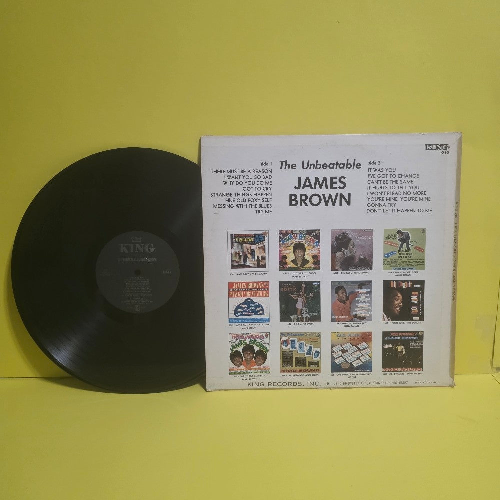 James Brown & The Famous Flames - The Unbeatable James Brown / 1964 Mono - 1964 - 919 - Used - VG++ - Vinyl