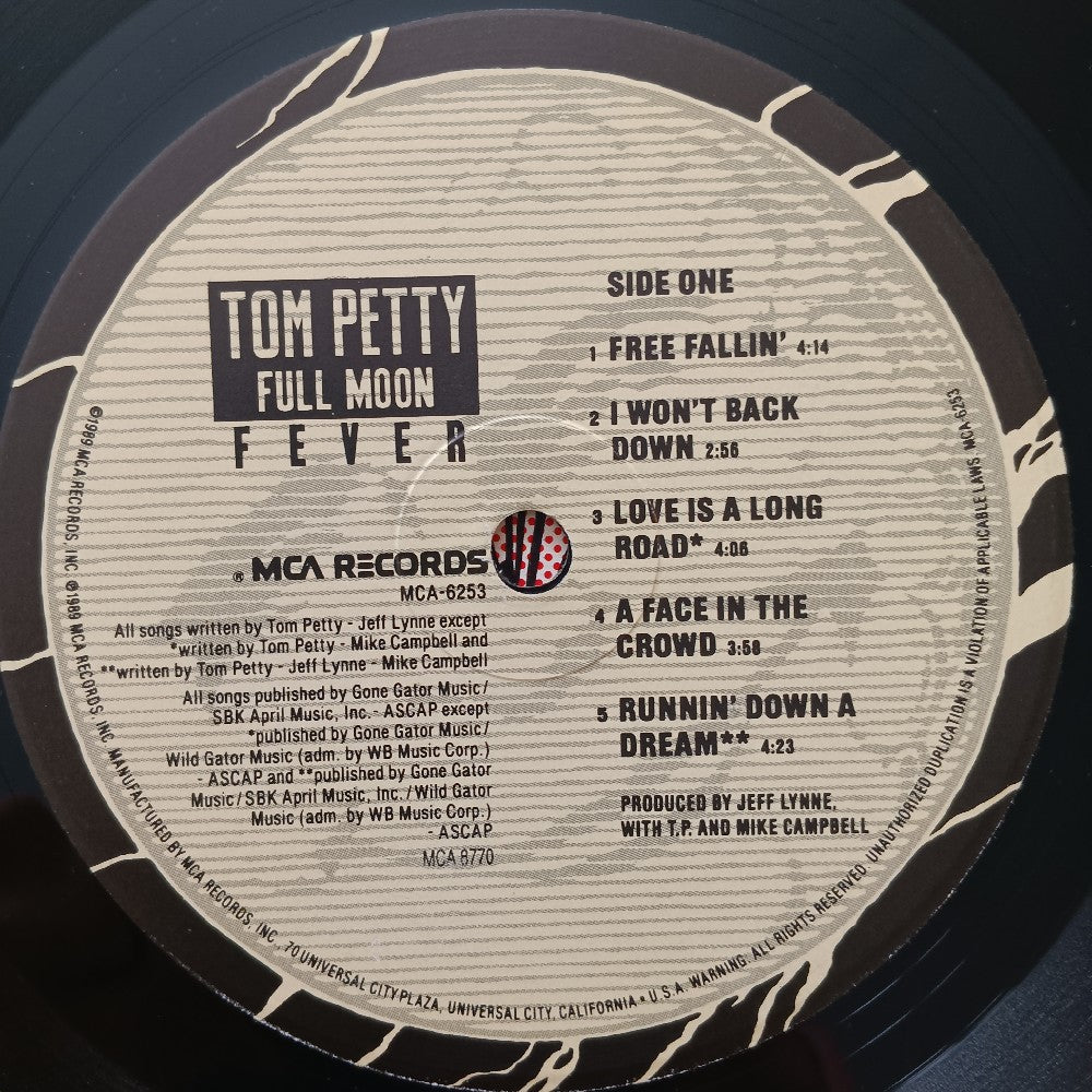 Tom Petty - Full Moon Fever SHRINK & HYPE - 1989 - MCA-6253 - Used - VG++ - Vinyl