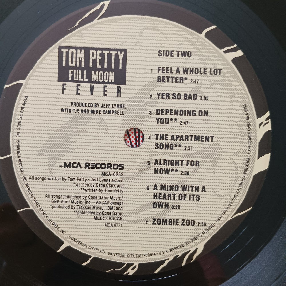 Tom Petty - Full Moon Fever SHRINK & HYPE - 1989 - MCA-6253 - Used - VG++ - Vinyl
