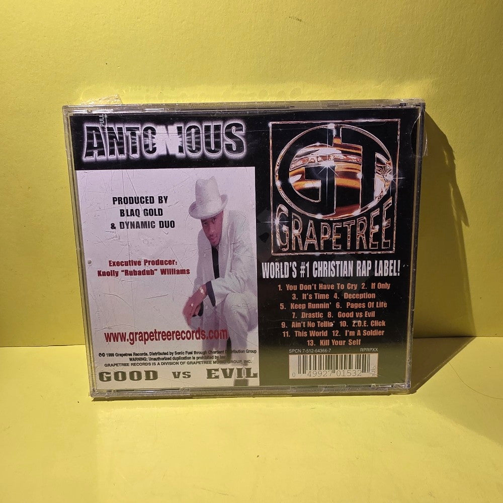 Antonious - Good Vs Evil - 1998 - GTD 0153 - New - Sealed - CDs
