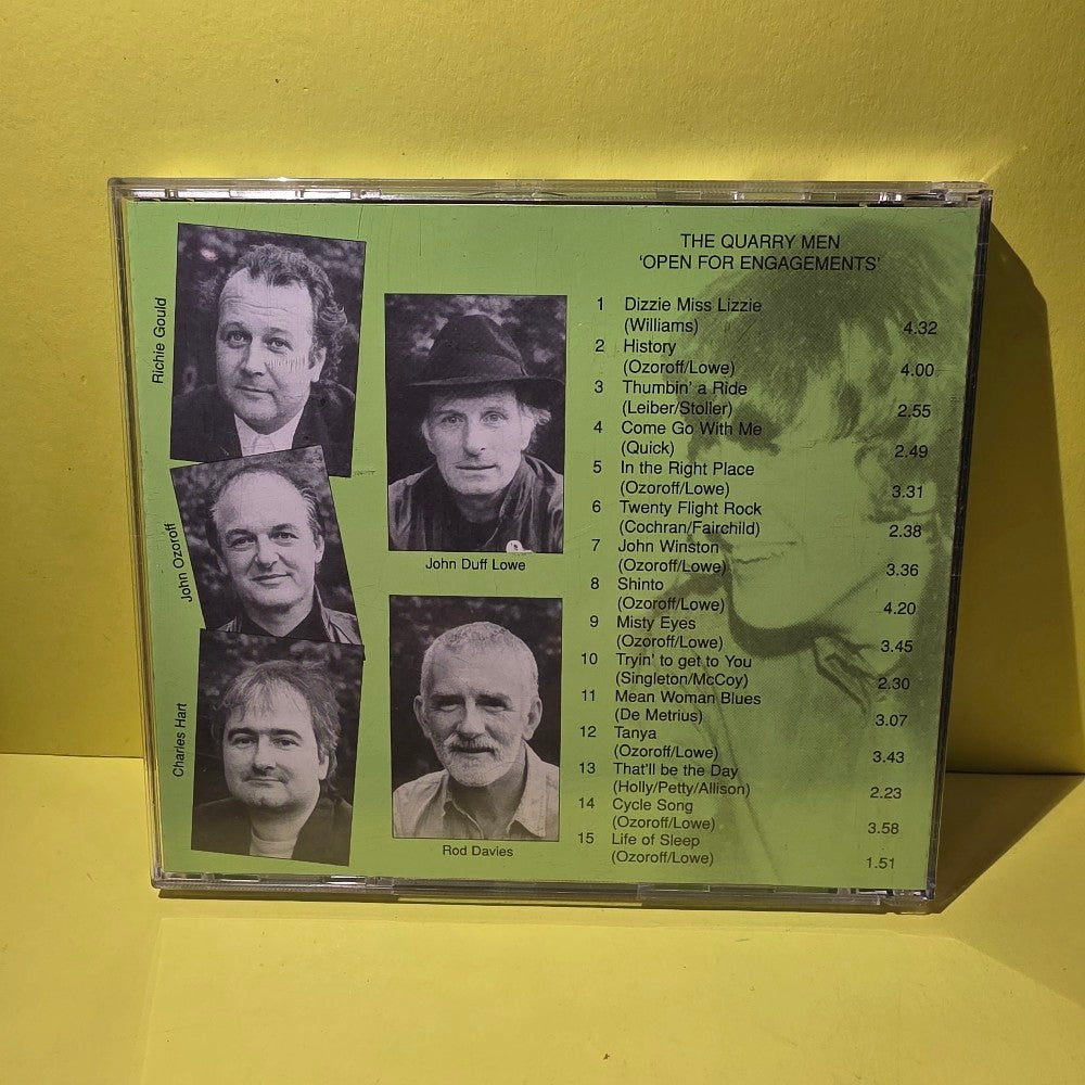 The Quarry Men - Open For Engagement / Autographed  - 1994 - KBCD111 - Used - EX - CDs