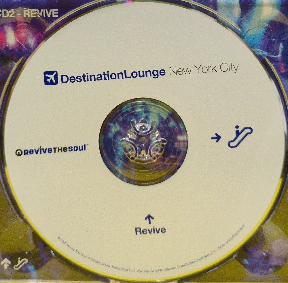 Various - Destination Lounge - New York City - 2005 - RTS 115 - Used - EX - CDs - 2xCD/1xDVD Set