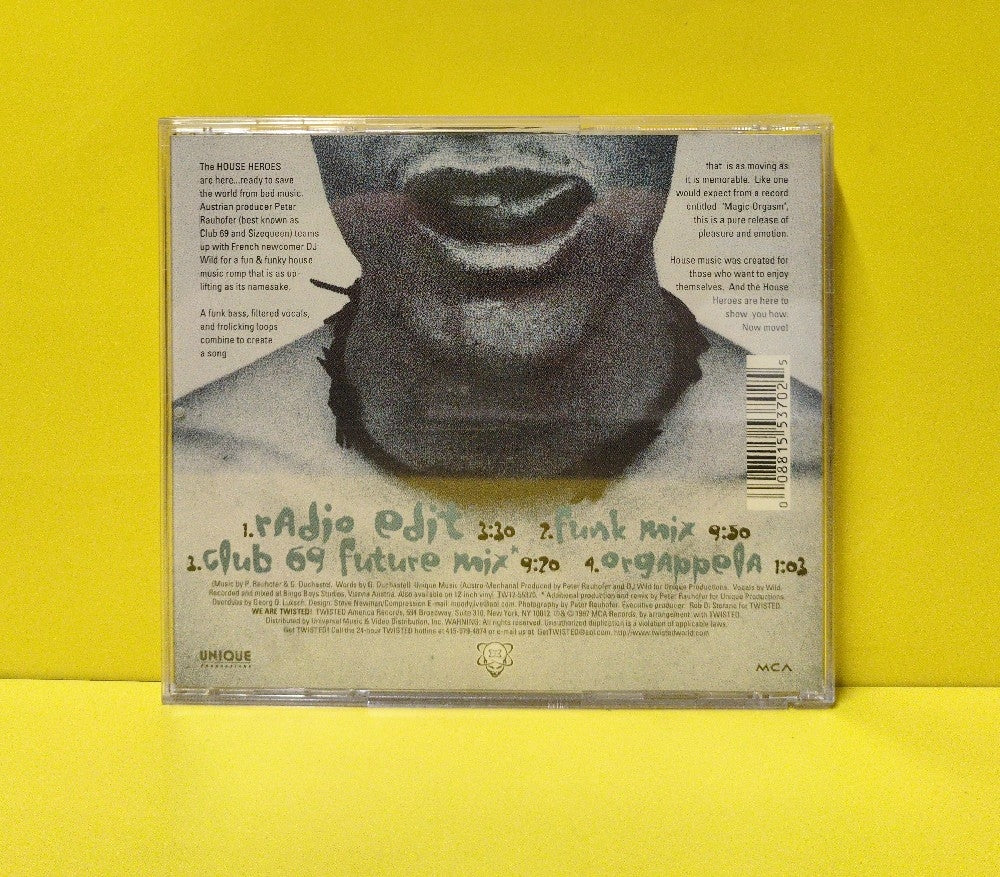 House Heroes - Magic Orgasm - 1997 - TWDM-55370 - Used - EX - CDs - Maxi-Single