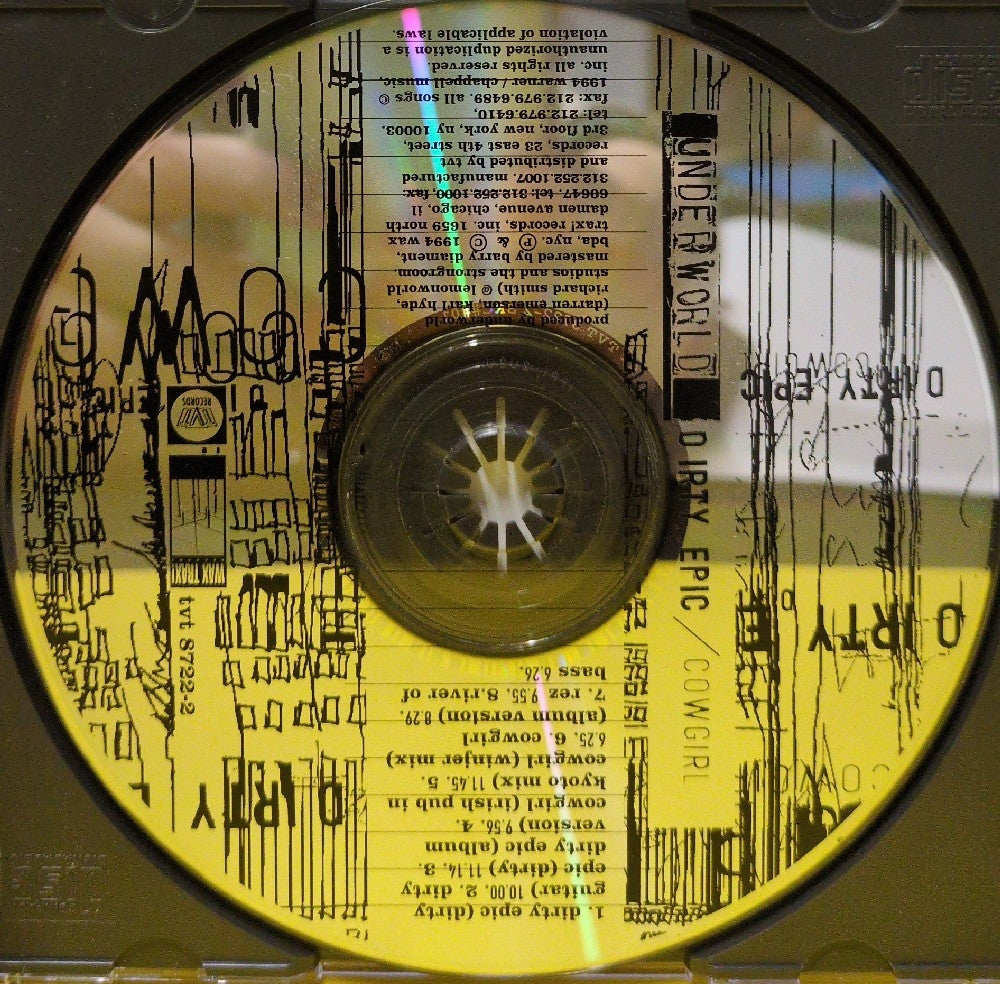 Underworld - Dirty Epic / Cowgirl - tvt 8722-2 - Used - EX - CDs - Maxi-Single - Repress
