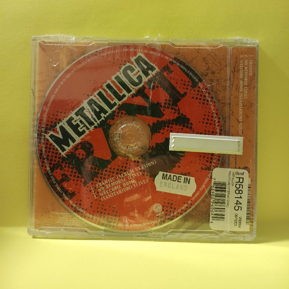 Metallica - Frantic CD Single CD2 - 2003 - 9811514 - New - Sealed - CDs