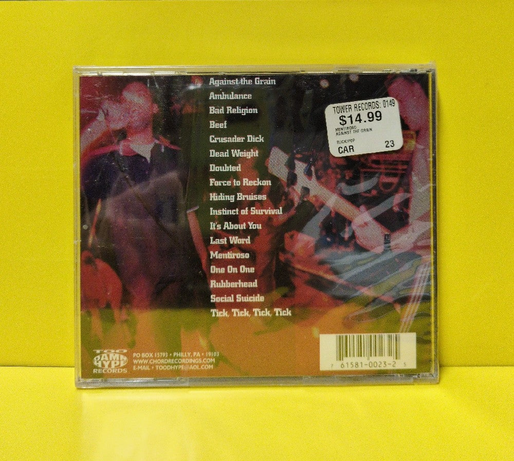Against The Grain - Mentiroso - 1998 - TDH0023 - New - Sealed - CDs