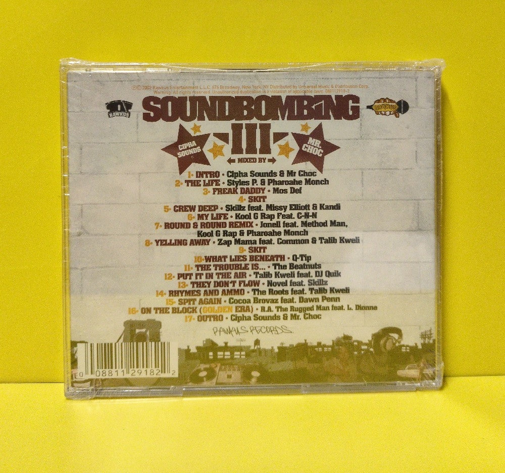 Various - Soundbombing III (Edited Version) - 2002 - 088112918-2 - New - Sealed - CDs