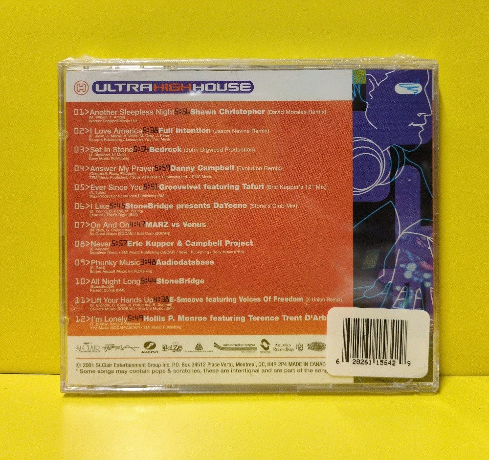 Various - Ultra High > House - 2001 - ELC66112 - New - Sealed - CDs - Canadian Import