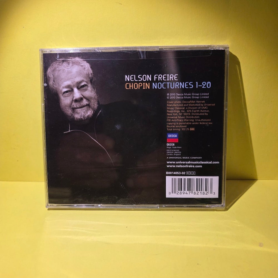 Chopin, Nelson Freire - The Nocturnes - 2010 - 478 2182 - New - Sealed - CDs