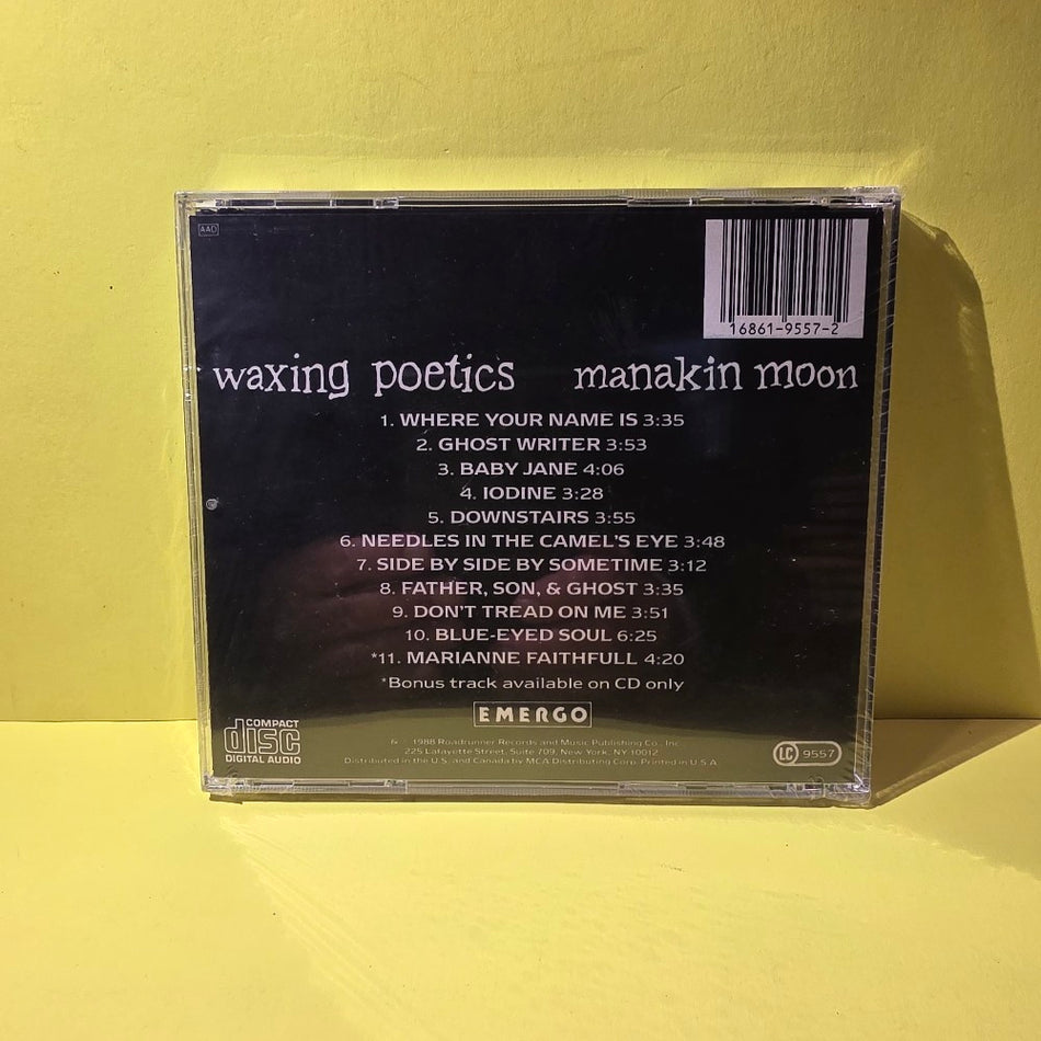 Waxing Poetics - Manakin Moon - 1990 - EMD 9557 - New - Sealed - CDs