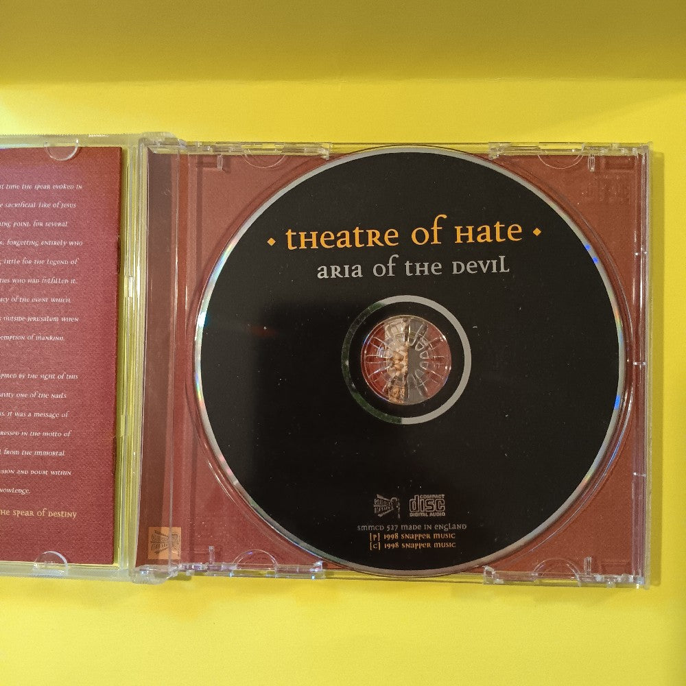 Theatre Of Hate - Aria Of The Devil - 1998 - SMMCD527 - Used - VG++ - CDs