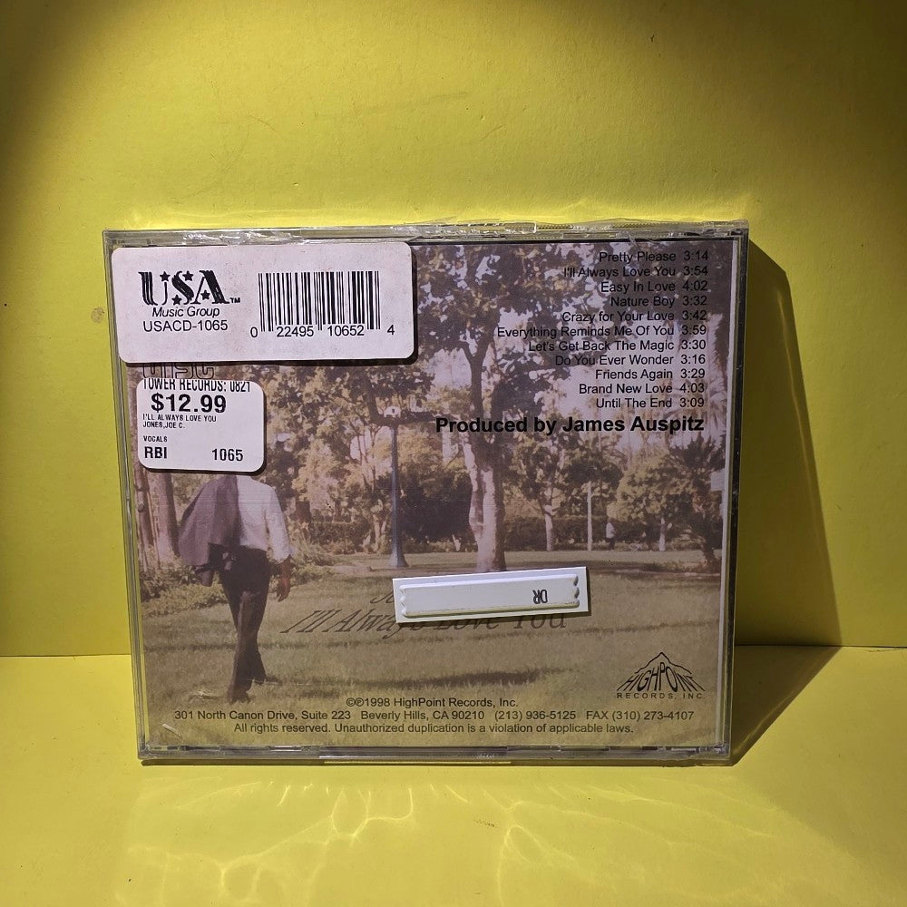Joe C. Jones  - I'll Always Love You  - 1998 - 0001 - New - Sealed - CDs