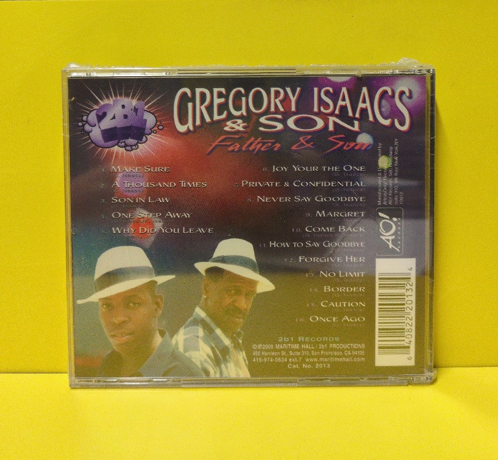 Gregory Isaacs & Son - Father & Son - 2000 - MHP 2013 - New - Sealed - CDs