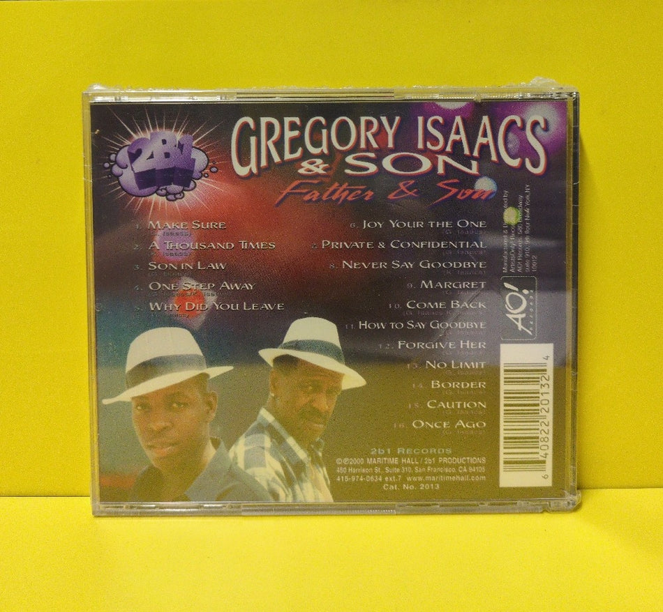 Gregory Isaacs & Son - Father & Son - 2000 - MHP 2013 - New - Sealed - CDs
