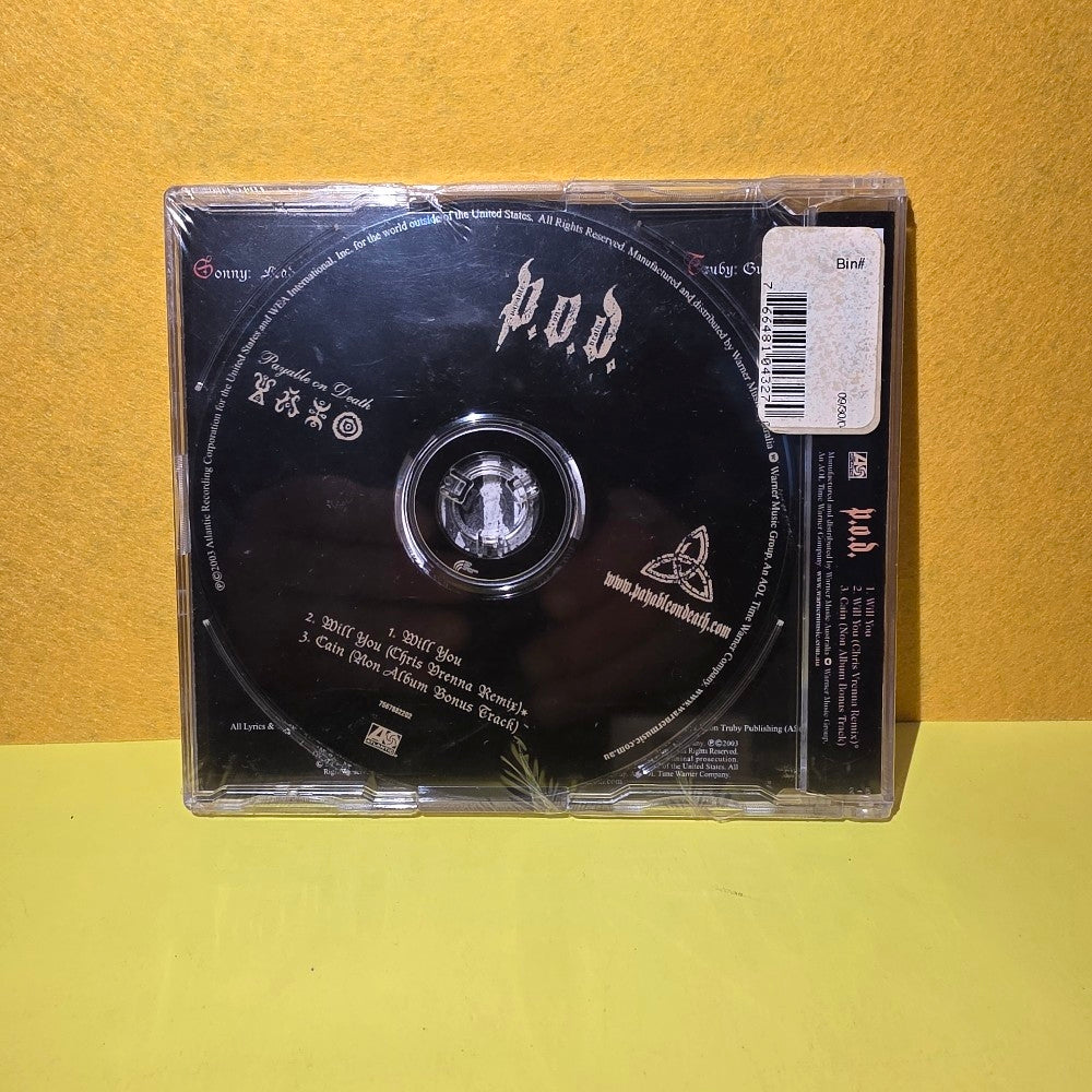 P.O.D. - Will You - 2003 - 7567882202 - New - Sealed - CDs