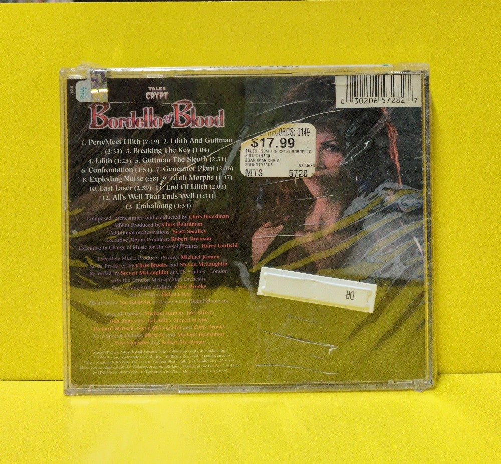 Chris Boardman - Tales From The Crypt Presents: Bordello Of Blood (Original Motion Picture Score) - 1996 - VSD-5728 - New - Sealed - CDs