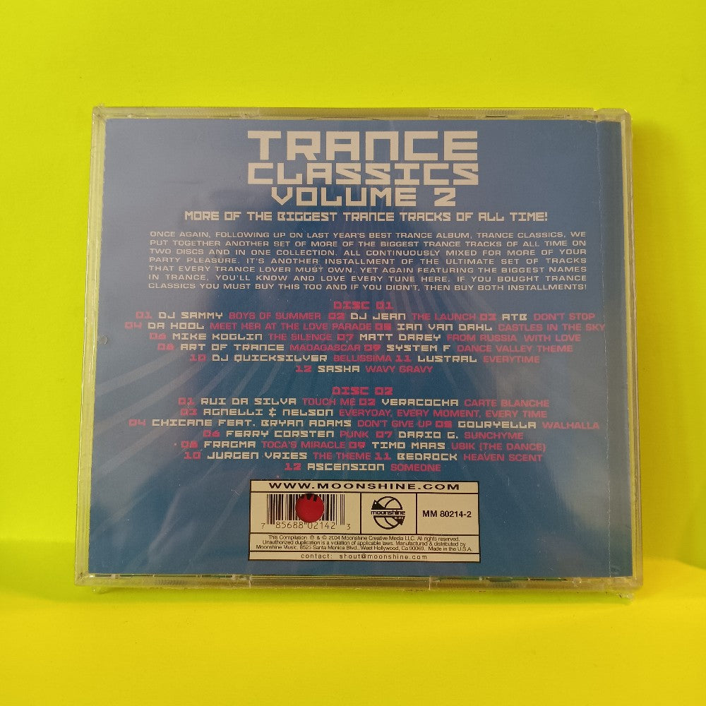 Various - Trance Classics Volume 2 2CD - 2004 - MM 80214-2 - New - Sealed - CDs