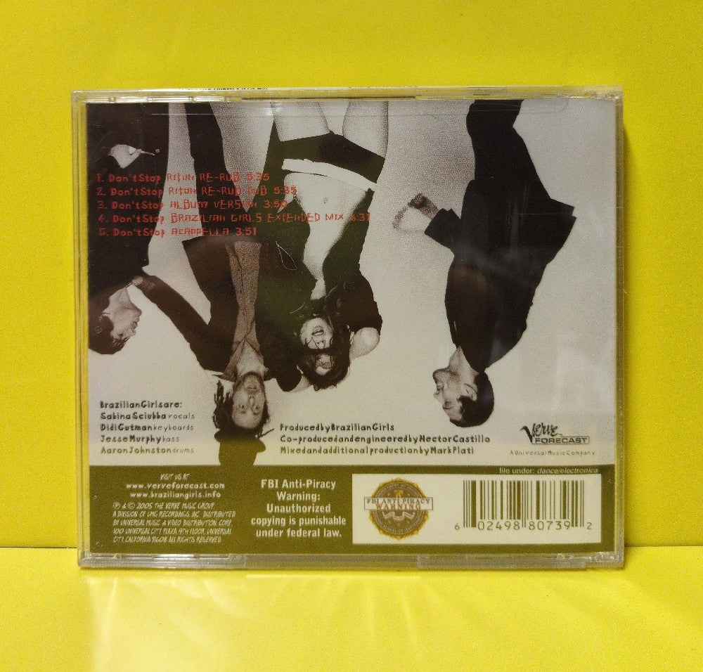 Brazilian Girls - Don't Stop - 2005 - B0004399-32 - New - Sealed - CDs