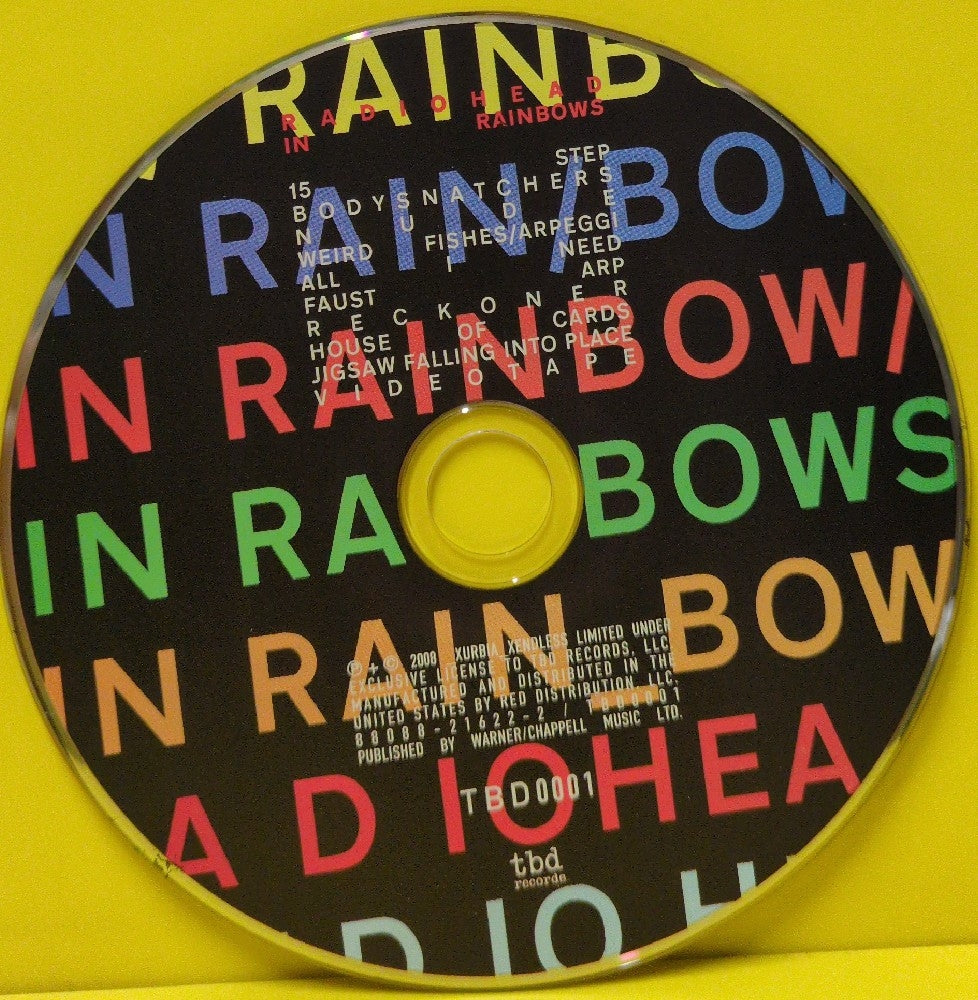 Radiohead - In Rainbows - 2008 - TBD0001 - Used - EX - CDs