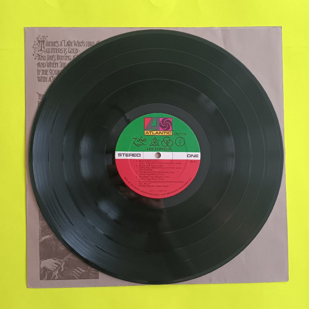 Led Zeppelin - IV / Untitled PR Presswell Porky/Pecko - 1971 - SD 7208 - Used - VG++ - Vinyl