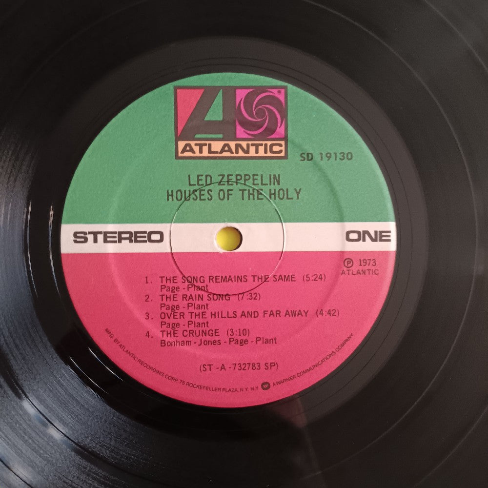 Led Zeppelin - Houses Of The Holy RL Sterling SP - 1977 - SD 19130 - Used - VG++ - Vinyl