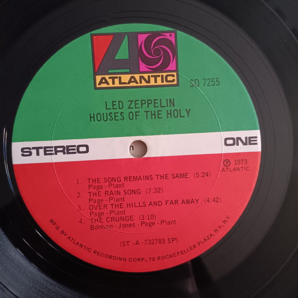 Led Zeppelin - Houses Of The Holy RL Sterling SP - 1974 - SD 7255 - Used - VG++ - Vinyl
