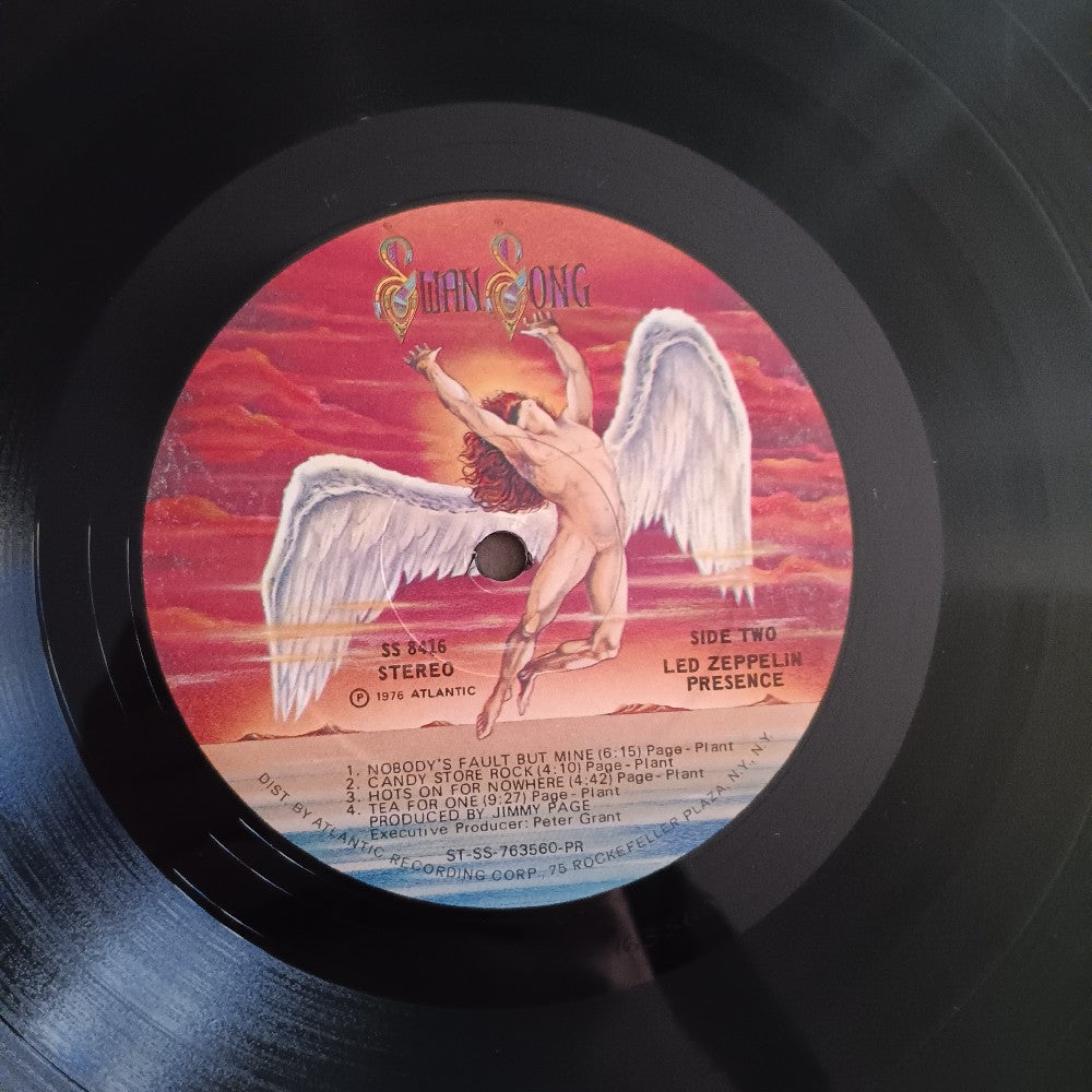 Led Zeppelin - Presence OG Embossed PR Presswell - 1976 - SS 8416 - Used - VG++ - Vinyl