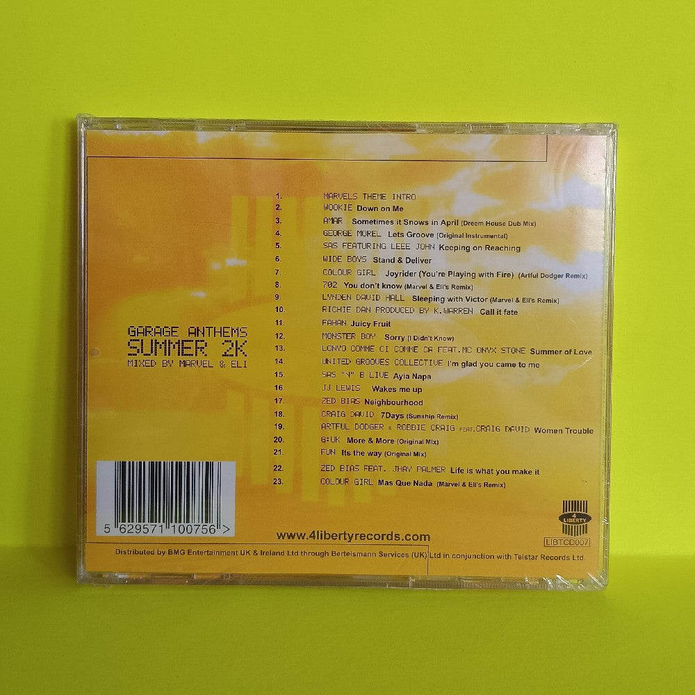 Marvel & Eli - Garage Anthems Summer 2K - 2000 - LIBT CD007 - New - Sealed - CDs