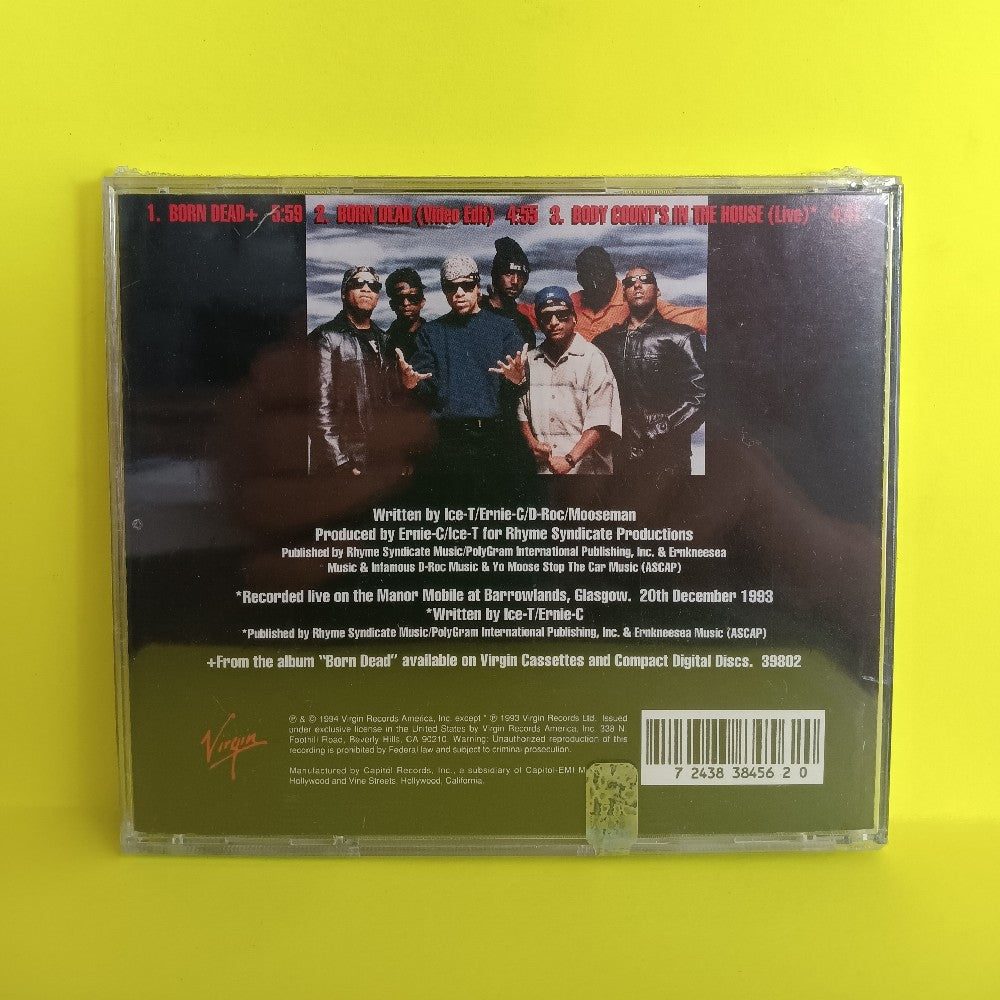 Body Count - Born Dead PROMO - 1994 - V25H-38456 - New - Sealed - CDs