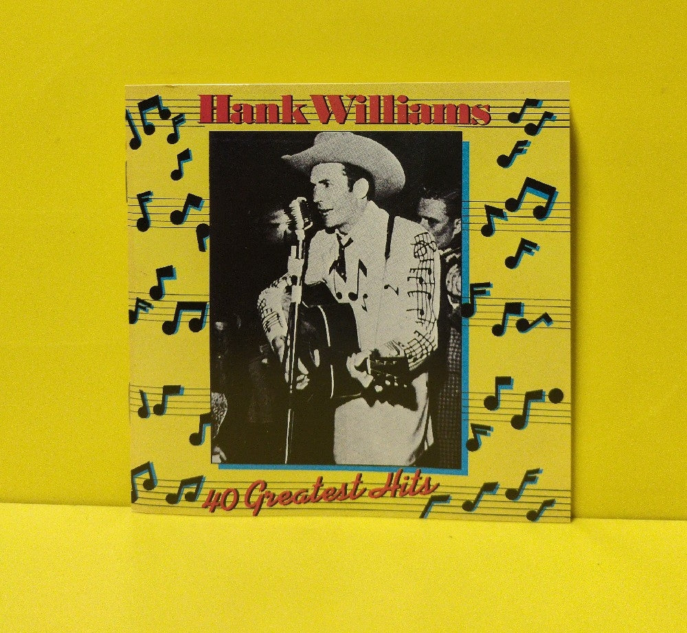 Hank Williams - 40 Greatest Hits - 821 233-2 - Used - EX - CDs - 2xCD - Reissue