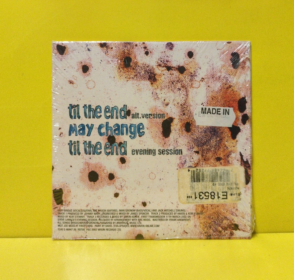 Haven - Til The End - 2002 - RDTX6 - New - Sealed - CDs - CD Single - CD 2 Of 2 - UK Import