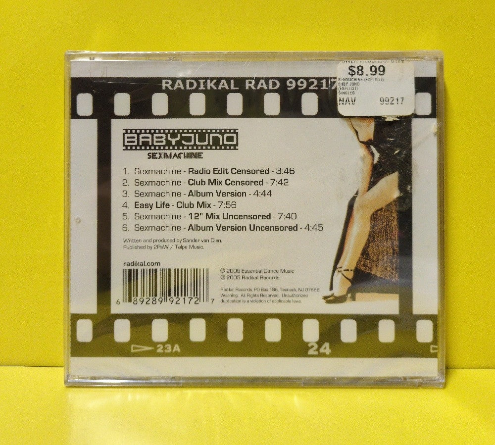 Baby Juno - Sexmachine - 2005 - RAD 99217-2 - New - Sealed - CDs