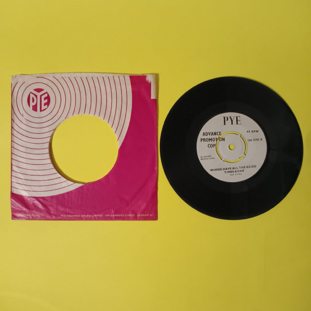 The Kinks - Till The End Of The Day UK 7" 45 PROMO - 1965 - 7N 15981 - Used - VG+ - Vinyl