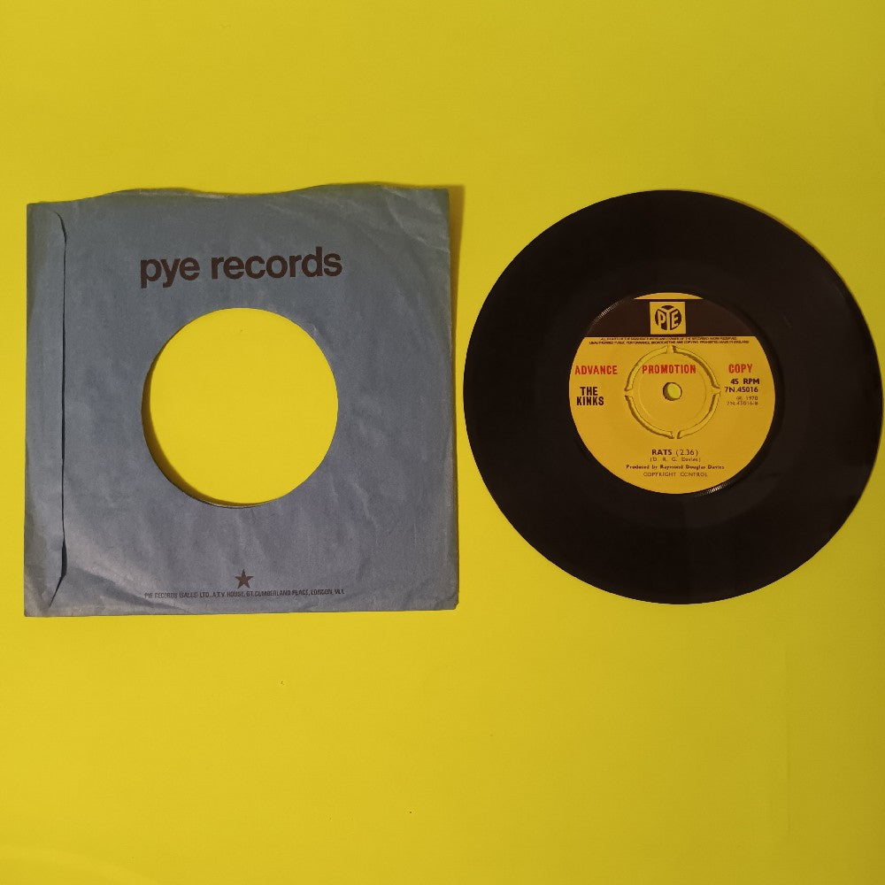 The Kinks - Apeman / Rats UK 7" 45 PROMO - 1970 - 7N.45016 - Used - EX - Vinyl