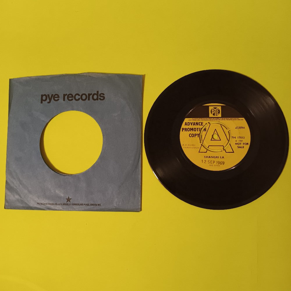 The Kinks - Shangri La / This Man ... UK 7" 45 PROMO - 1969 - 7N 17812 - Used - VG++ - Vinyl