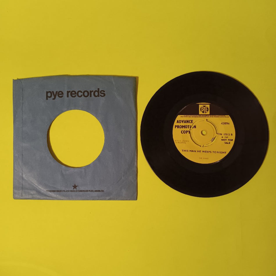 The Kinks - Shangri La / This Man ... UK 7" 45 PROMO - 1969 - 7N 17812 - Used - VG++ - Vinyl