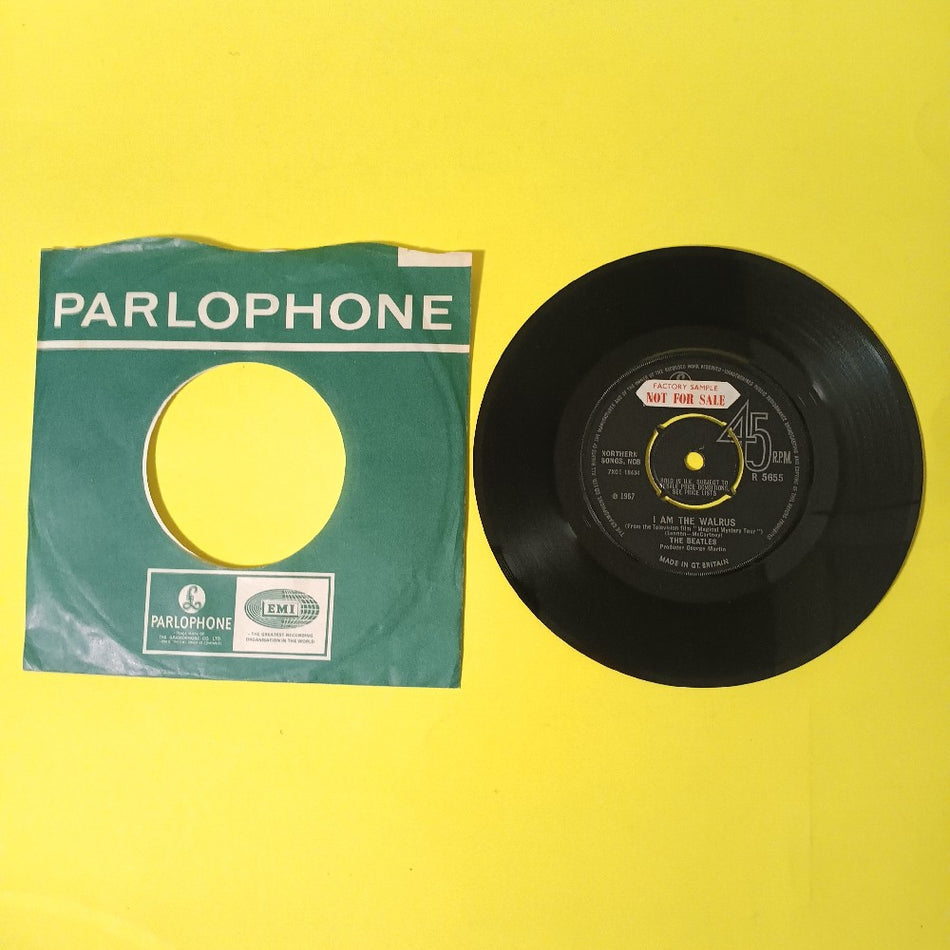 The Beatles - Hello Goodbye / Walrus UK 7" 45 PROMO - 1967 - R 5655 - Used - VG++ - Vinyl