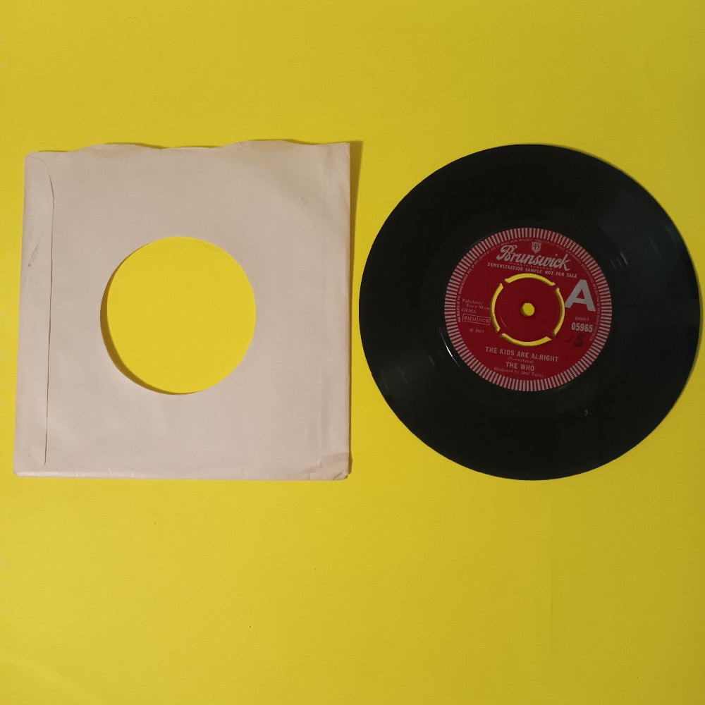 The Who - The Kids Are Alright UK 7" 45 PROMO - 1966 - 05965 - Used - VG++ - Vinyl