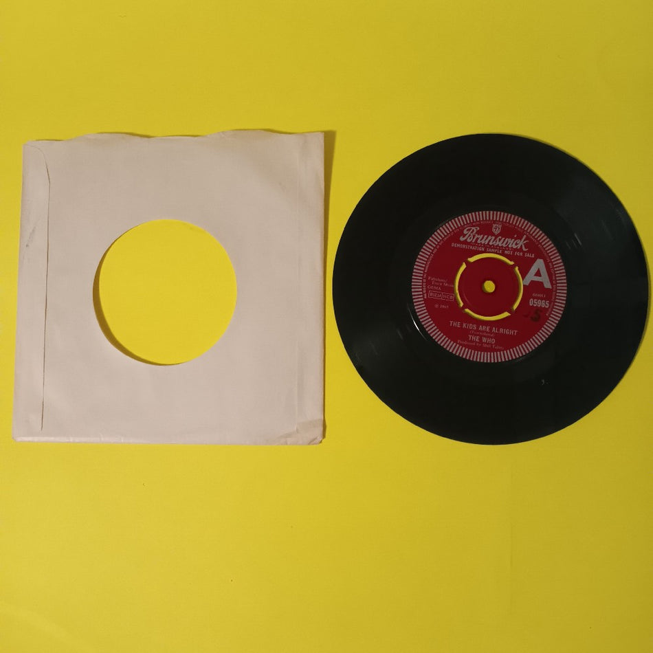 The Who - The Kids Are Alright UK 7" 45 PROMO - 1966 - 05965 - Used - VG++ - Vinyl